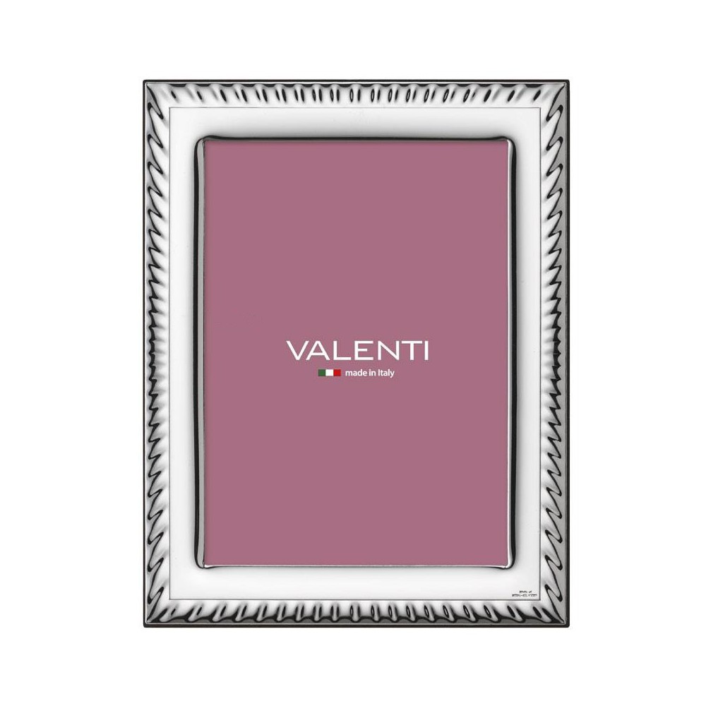 Portafoto cornice in argento lucido 10X15 CM - VALENTI ARGENTI